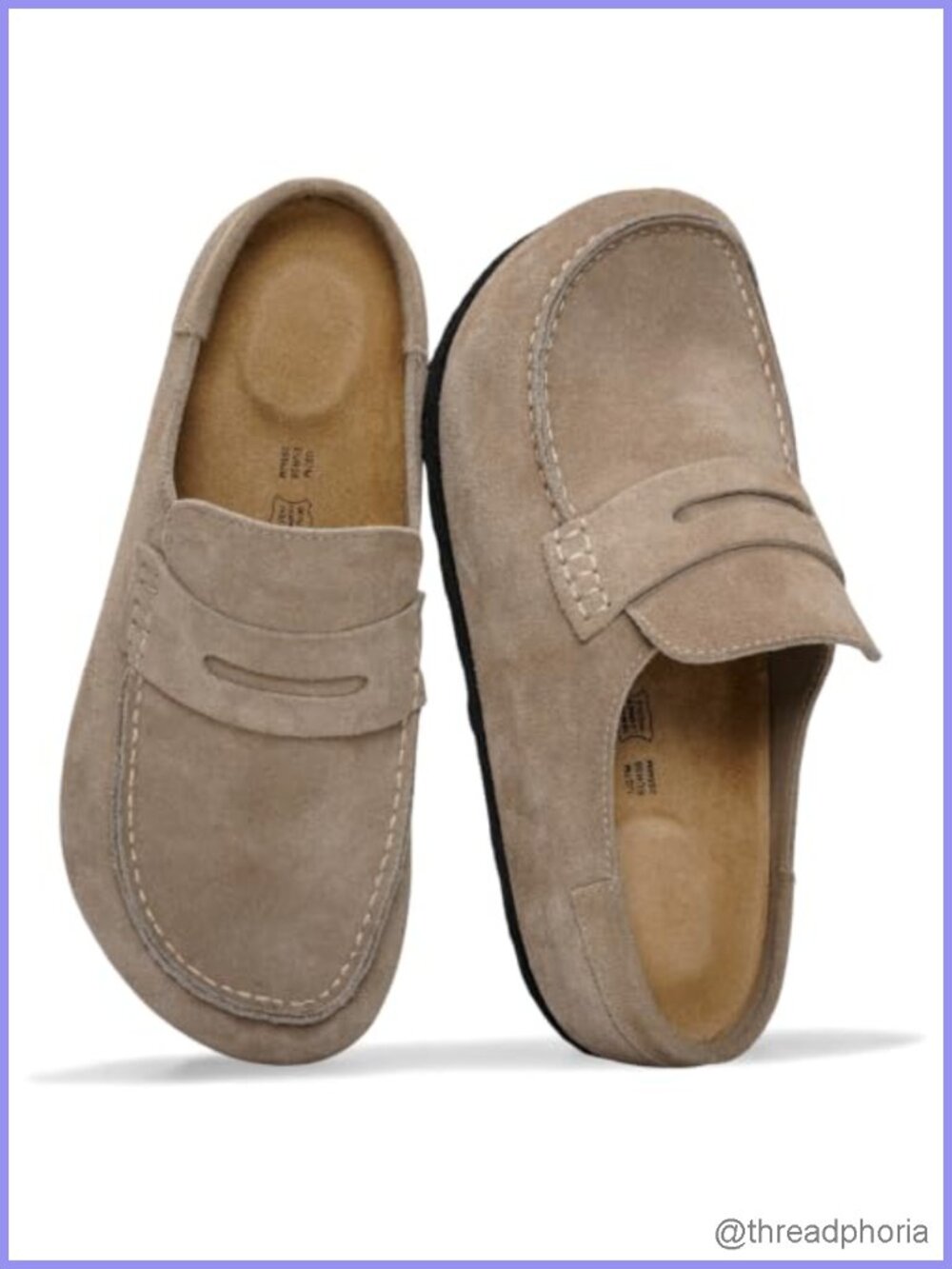 Genuine Leather Mocc Women's Slip-On Mules Casual Fall Shoes